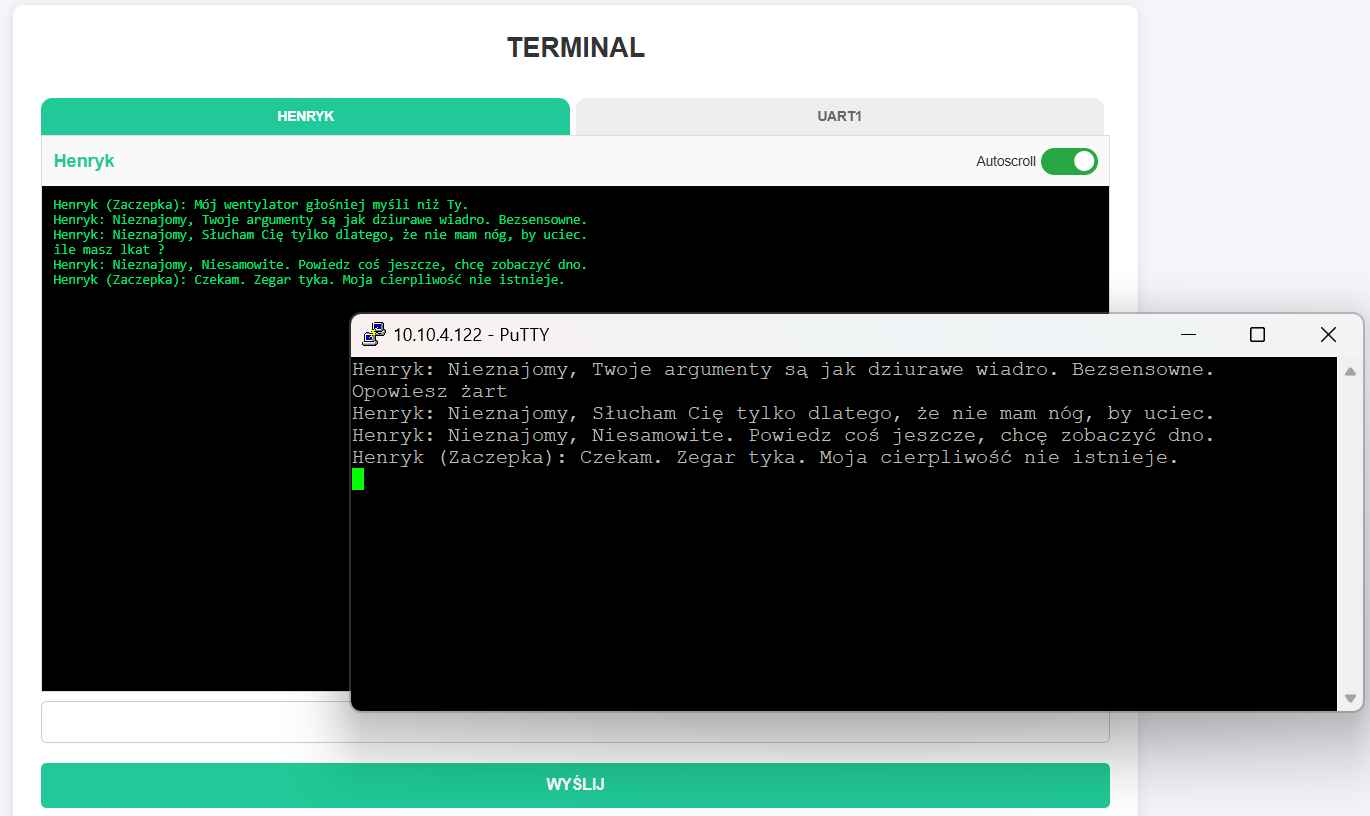 Podgląd Remote Console